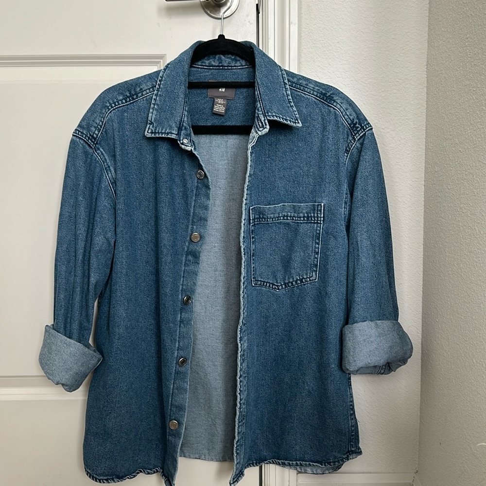 H&M Denim Shirt Jacket